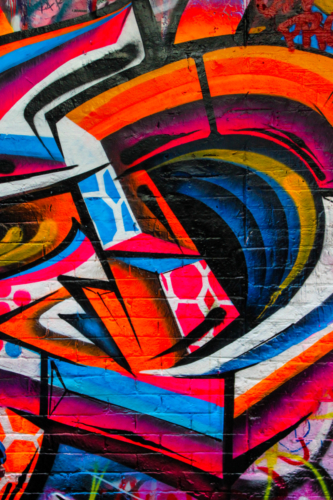 Grafitti Close-Up on Hosier Lane